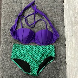 Zaful Little Mermaid Bikini size Medium